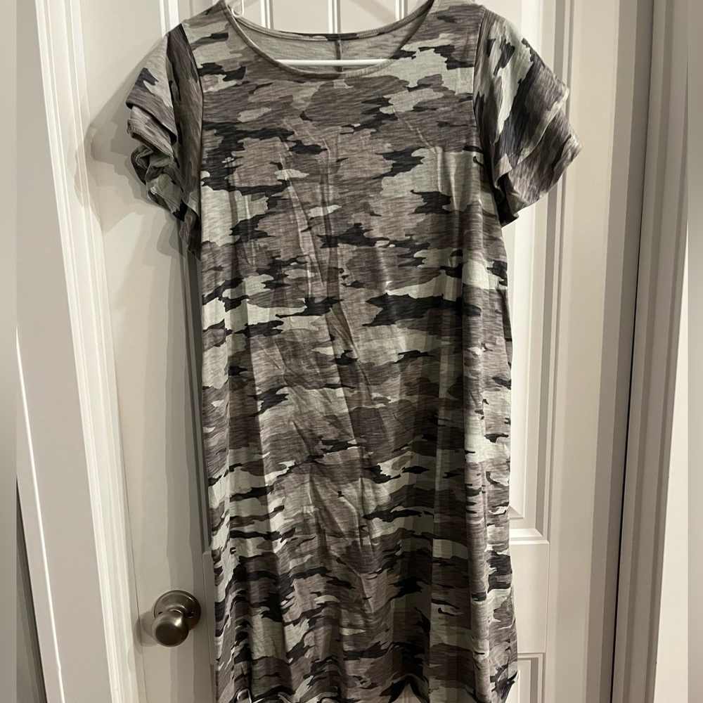 Isabel Maternity Cameo colored knee high dress